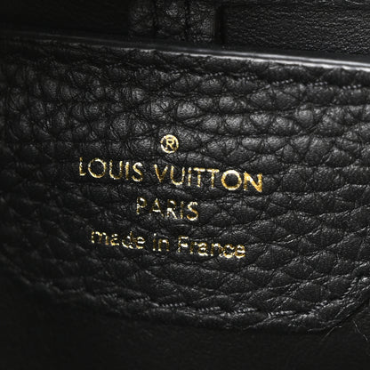 Louis Vuitton Taurillon Embellished Flower Crown Capucines PM Black 6 of 9