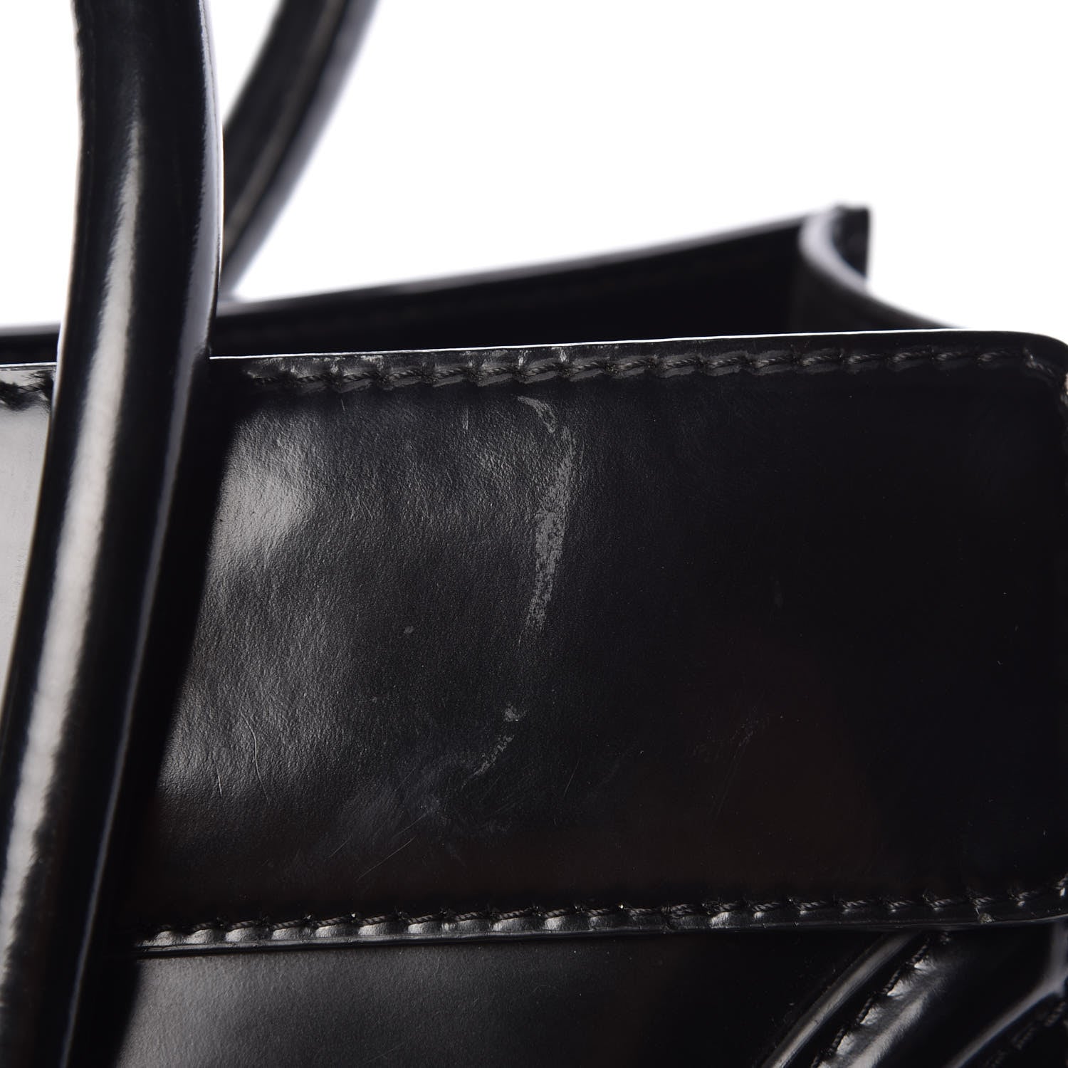 Celine Spazzolato Calfskin Mini Luggage Black 20 of 21
