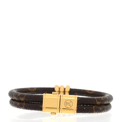 Louis Vuitton Monogram Keep it Twice Bracelet 19 3 of 5