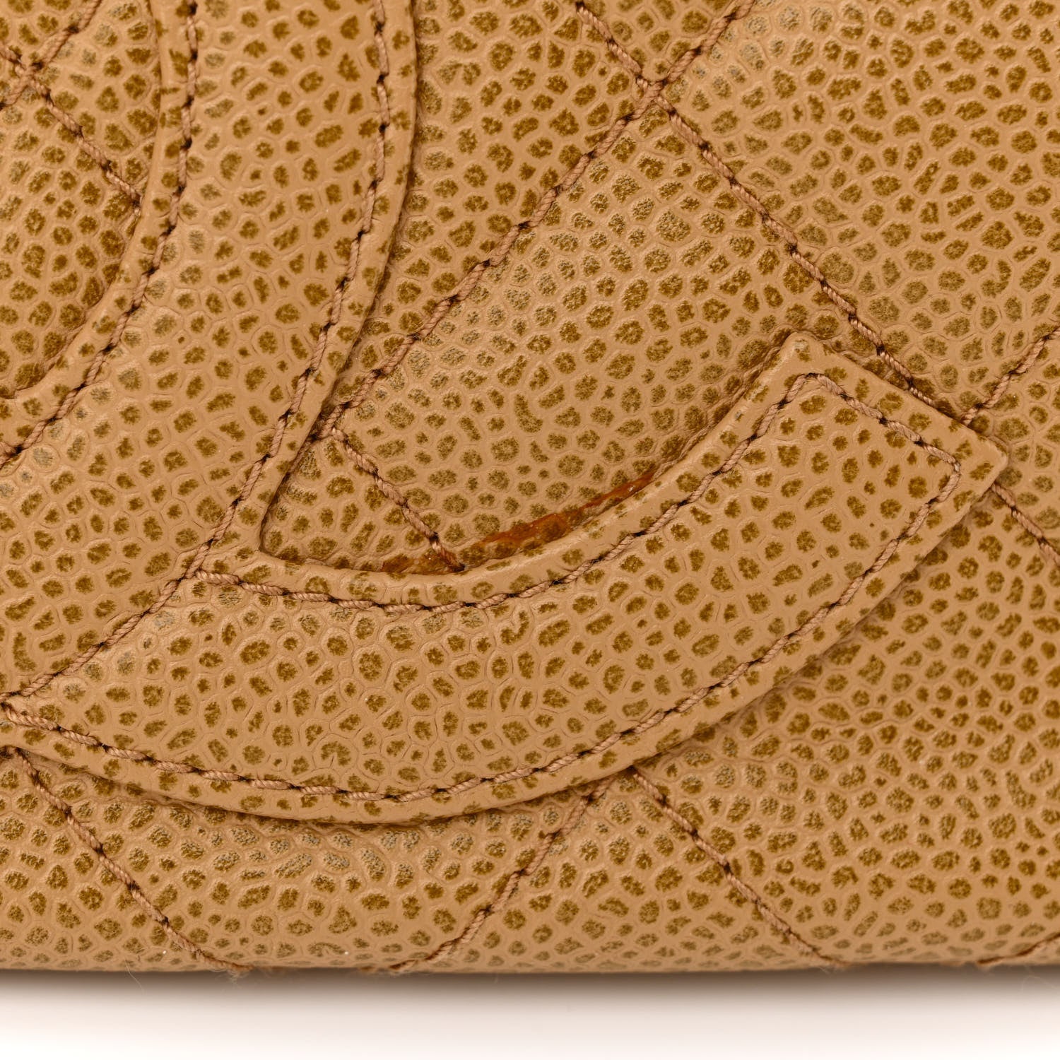 Chanel Caviar Quilted Timeless CC Shoulder Bag Beige 13 of 15
