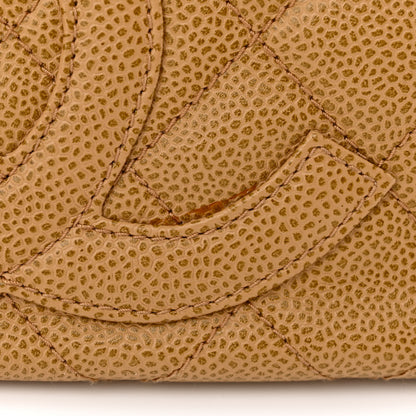 Chanel Caviar Quilted Timeless CC Shoulder Bag Beige 13 of 15