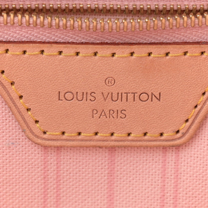 Louis Vuitton Damier Azur Neo Neverfull MM Rose Ballerine 6 of 16