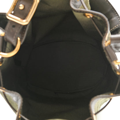 Louis Vuitton Mini Monogram Noelie Kaki 5 of 12