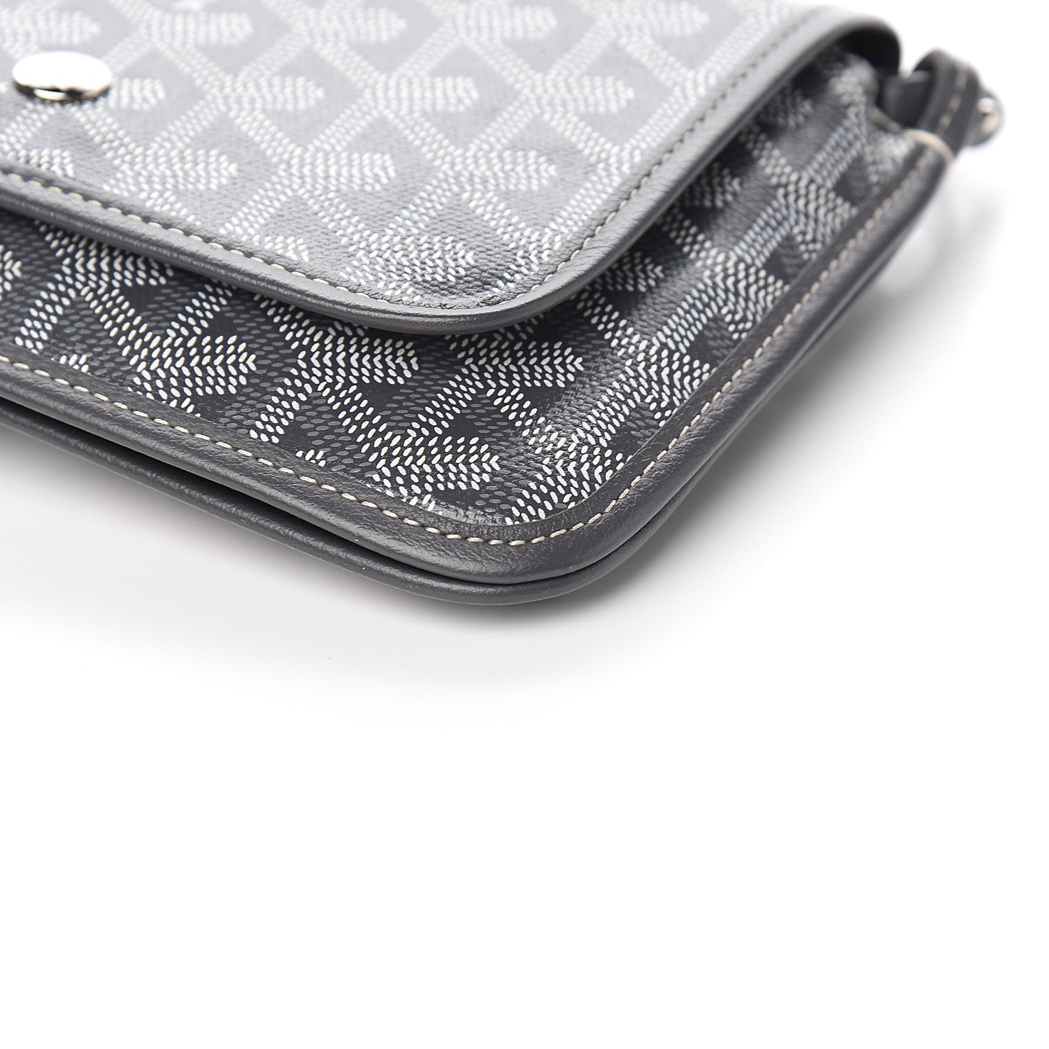 Goyard Goyardine Plumet Wallet Clutch Grey 7 of 8