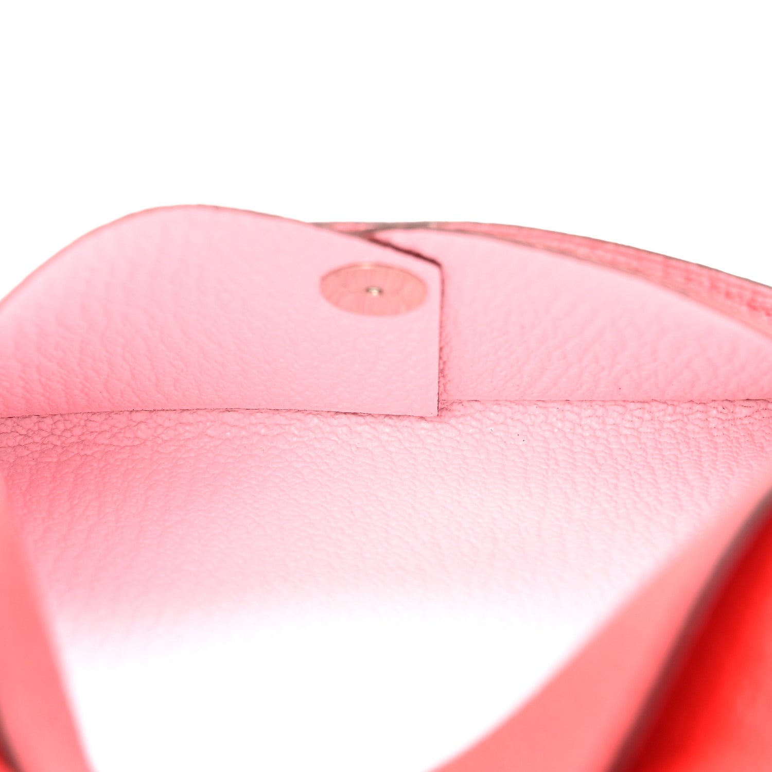 Hermes Chevre Mysore Verso Calvi Card Case  Rouge Radieux Rose Darling 6 of 7