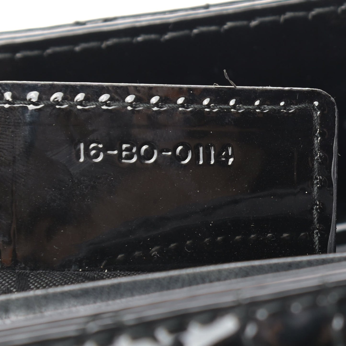 Patent Cannage Medium Lady Dior Black