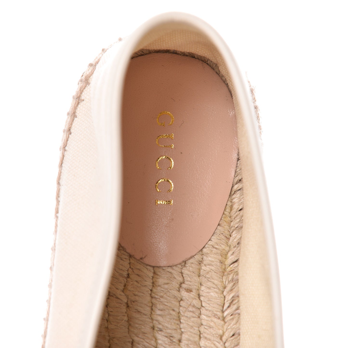 Canvas Logo Espadrilles 37 Greggio White