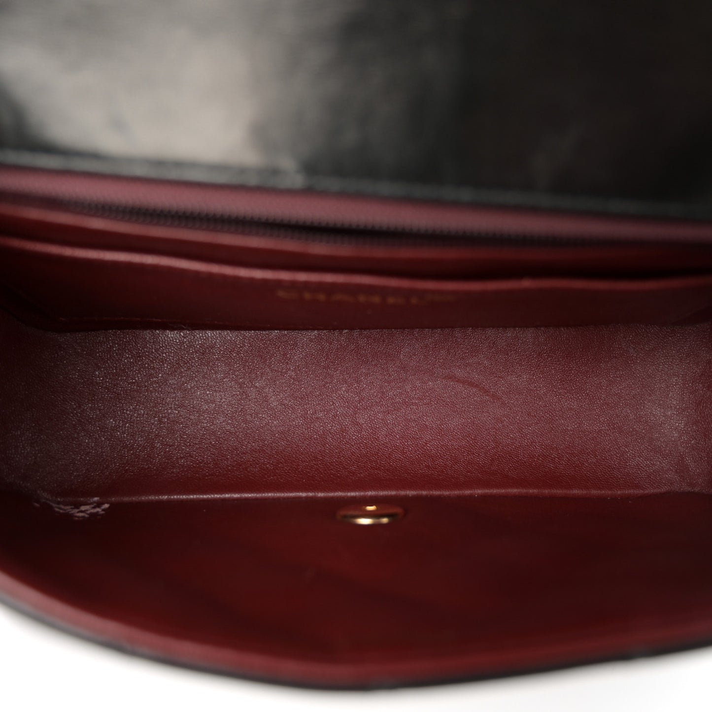 Lambskin Quilted Small Single Flap Black