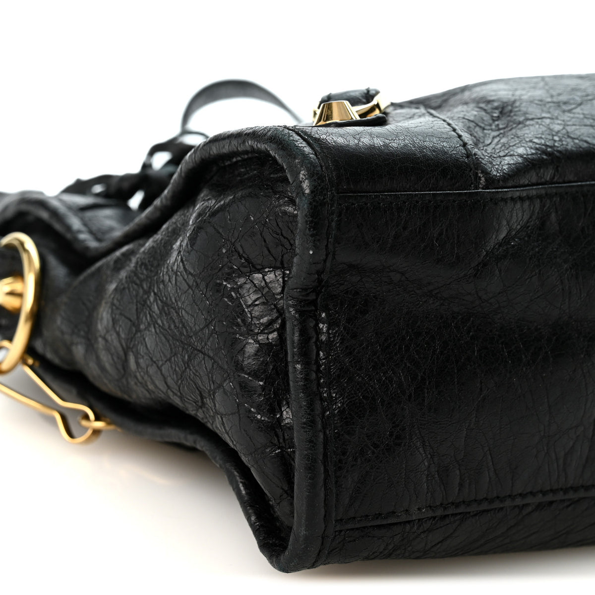 Agneau Classic Gold Hardware S City Black