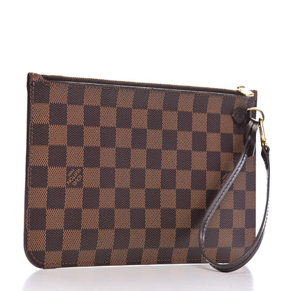 Louis Vuitton Damier Ebene Neverfull MM GM Pochette 3 of 7