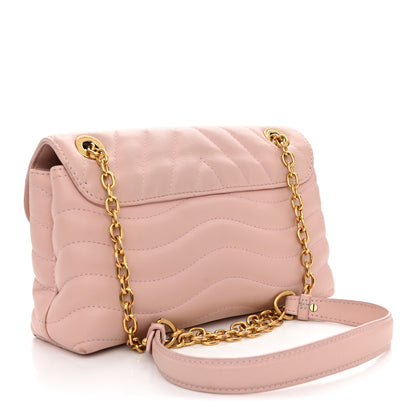 Louis Vuitton Calfskin New Wave Chain MM NM Rose Ballerine 3 of 18