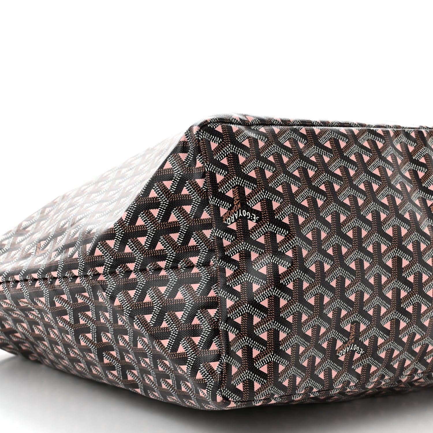 Goyard Goyardine Saint Louis Claire Voie GM Black Pink 10 of 11