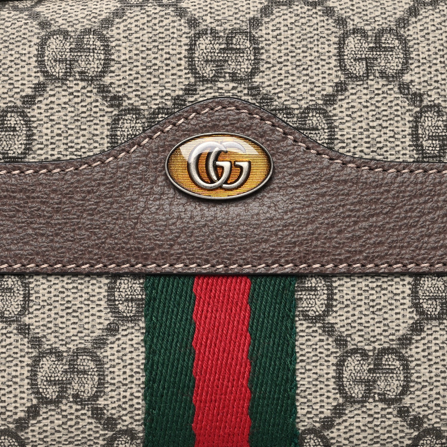 Gucci GG Supreme Monogram Ophidia Belted iPhone Case 75 30 Dark Brown 9 of 11