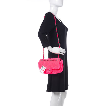 Chanel Lambskin Calfskin Mixed Fibers Quilted Medium Flap Pink 2 of 11