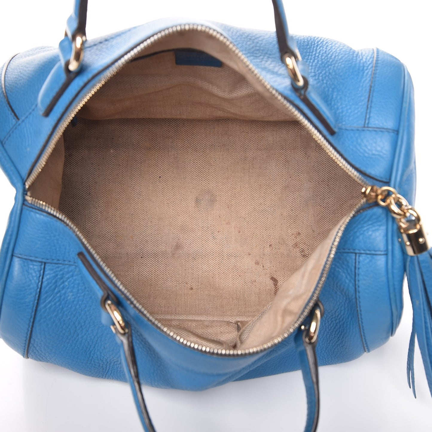 Calfskin Medium Soho Boston Riviera Blue