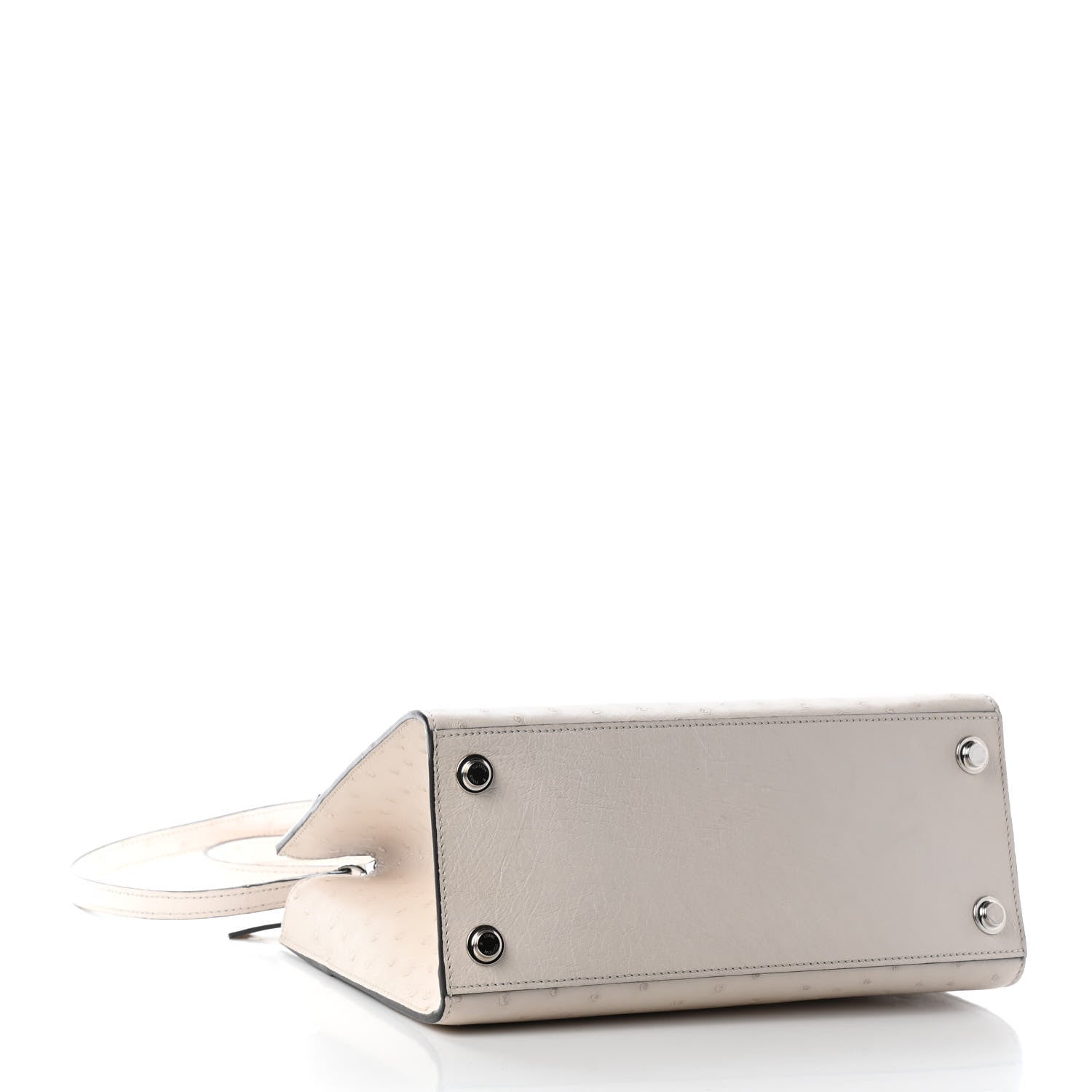 Louis Vuitton Ostrich City Steamer PM Ivory 4 of 8