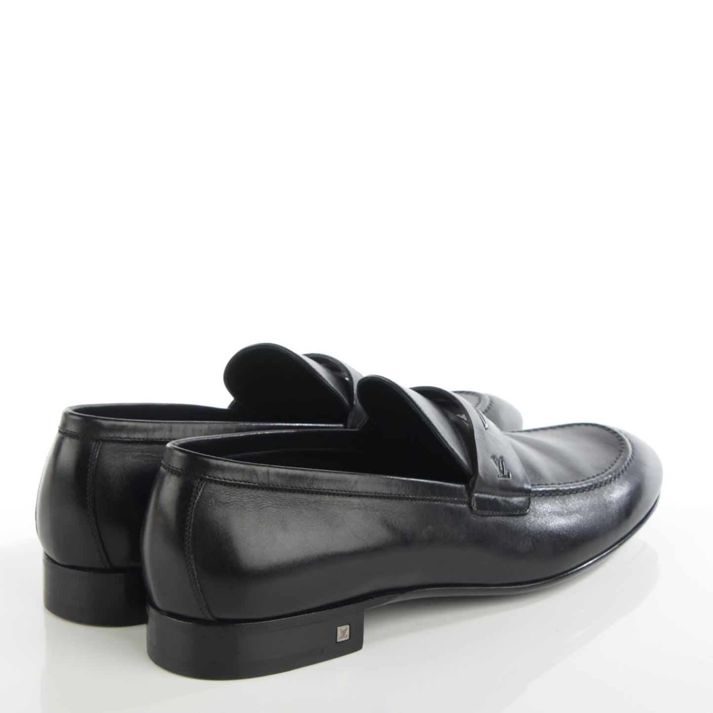 Mens Calfskin Earl Loafer Black 9.5