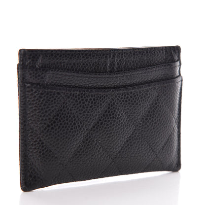 Chanel Caviar Quilted Card Holder Black 3 of 8