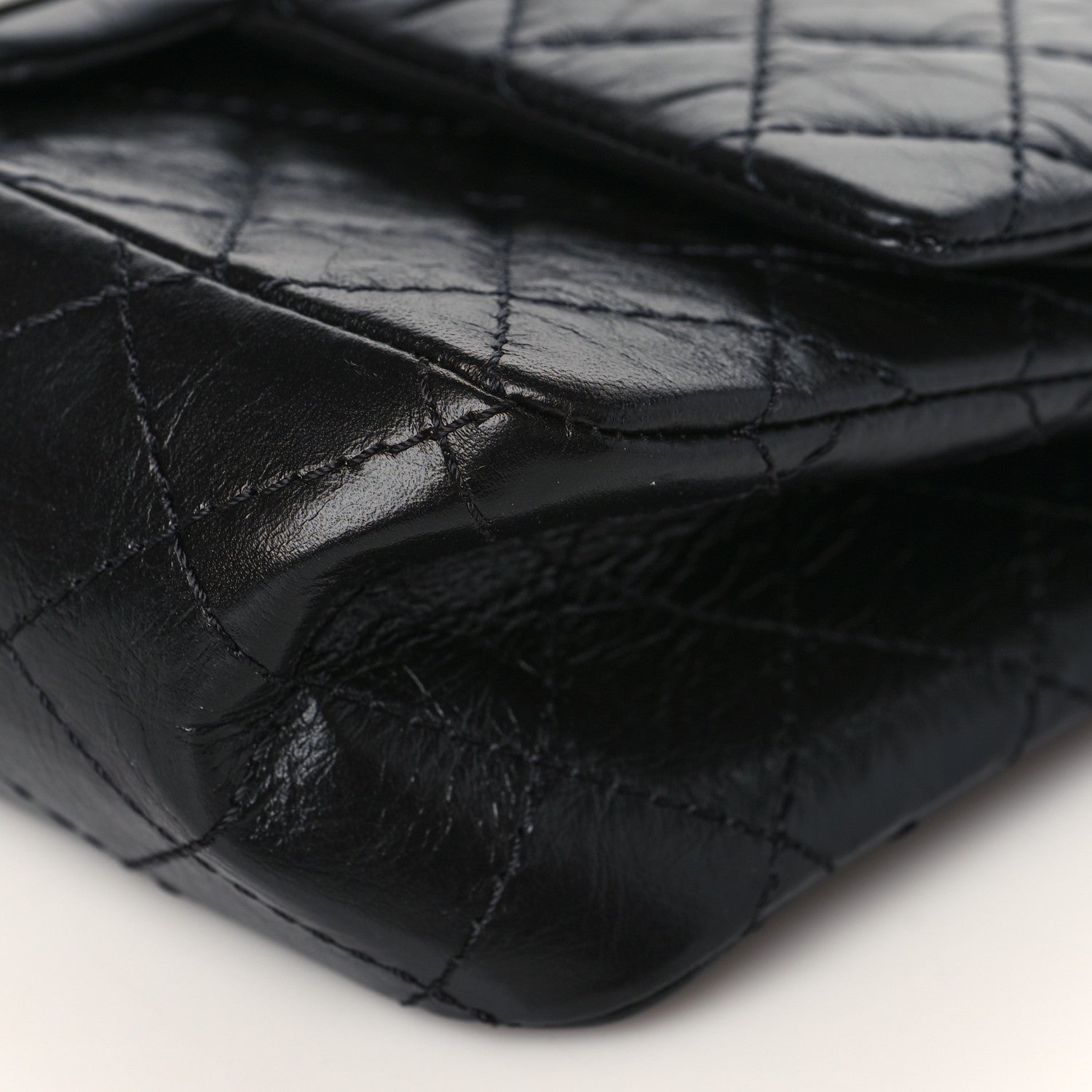 Chanel Aged Calfskin Quilted 2.55 Reissue 225 Flap So Black 9 of 9