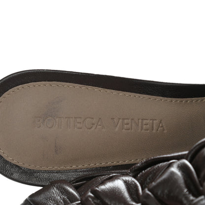 Bottega Veneta Shiny Nappa Intrecciato The Board Sandals 36 Chocolate 6 of 9