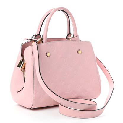Louis Vuitton Empreinte Montaigne BB Rose Ballerine 3 of 9