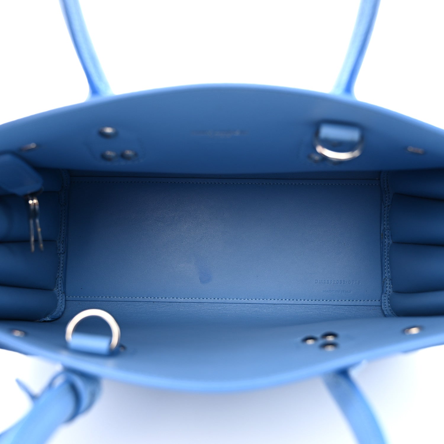 Saint Laurent Grained Calfskin Baby Sac De Jour Blue Clair 5 of 16