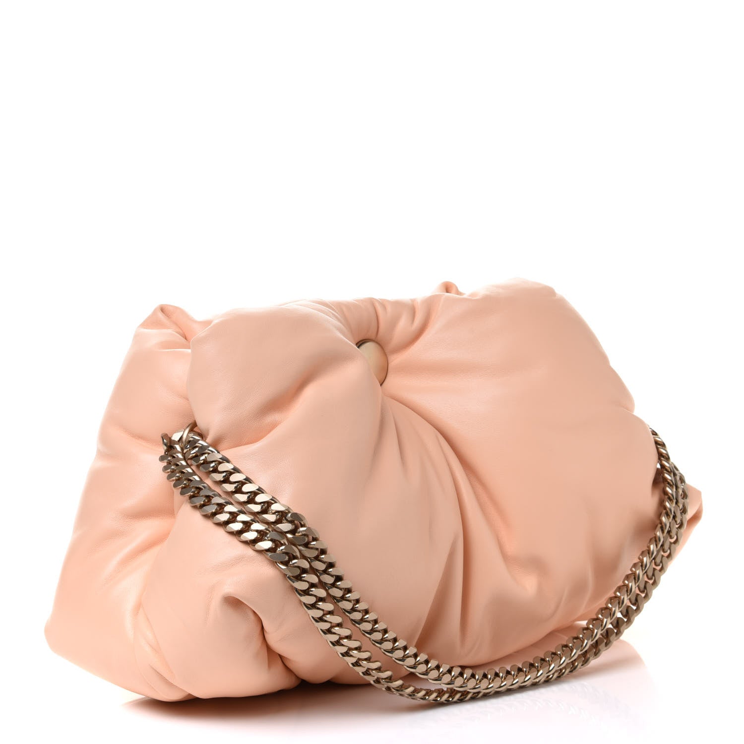 Proenza Schouler Lambskin Puffy Tobo Chain Shoulder Bag Pink 2 of 9