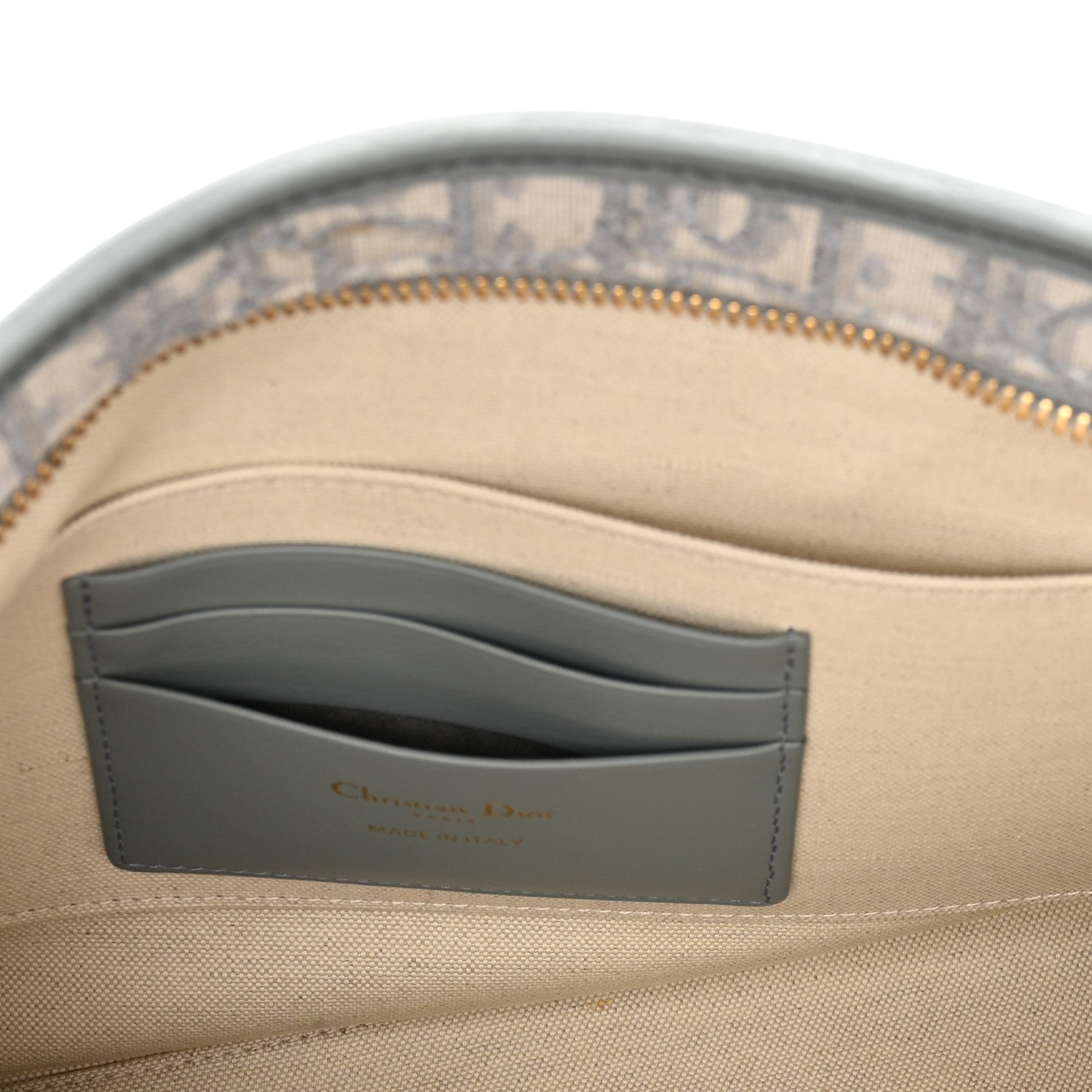 Christian Dior Oblique Medium 30 Montaigne Pouch Grey 5 of 9