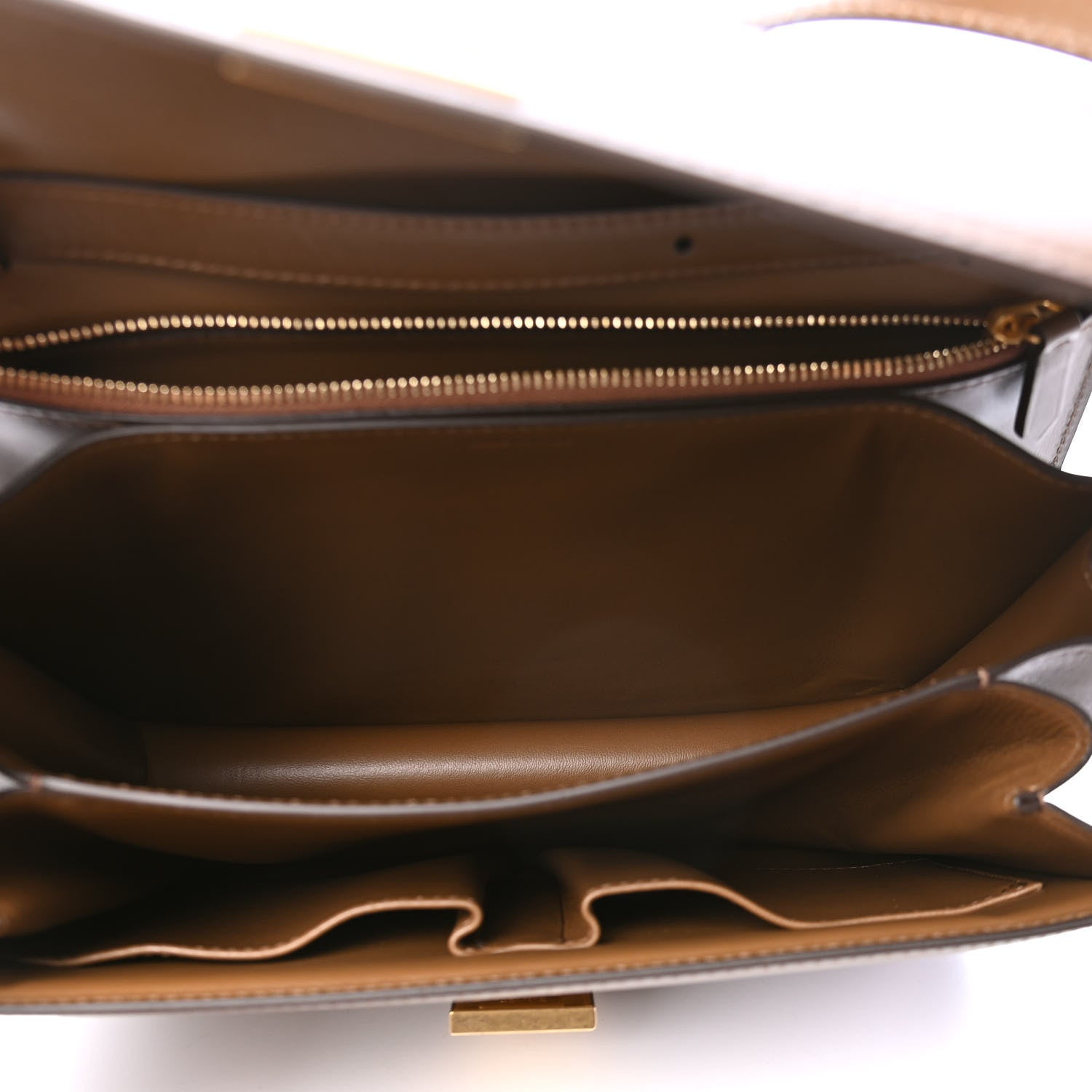 Celine Box Calfskin Medium Classic Box Flap Bag Camel 4 of 4