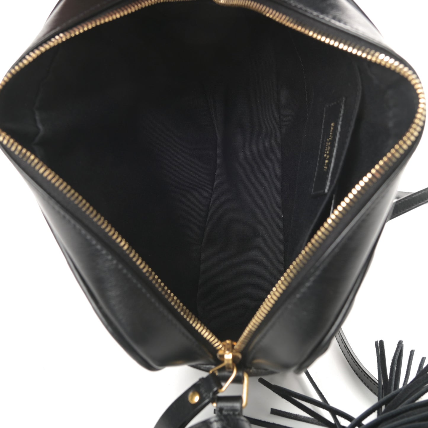 Calfskin Matelasse Monogram Lou Camera Bag Black