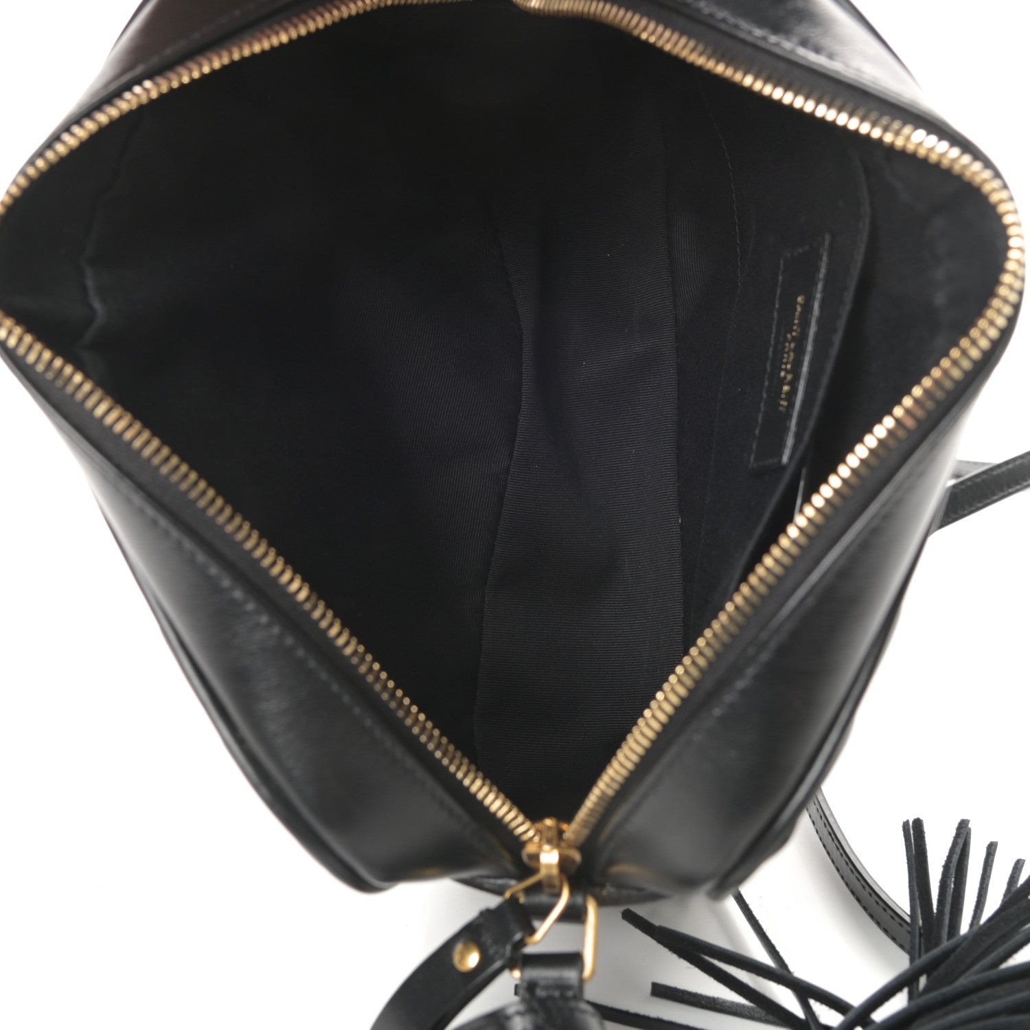 Saint Laurent Calfskin Matelasse Monogram Lou Camera Bag Black 5 of 11
