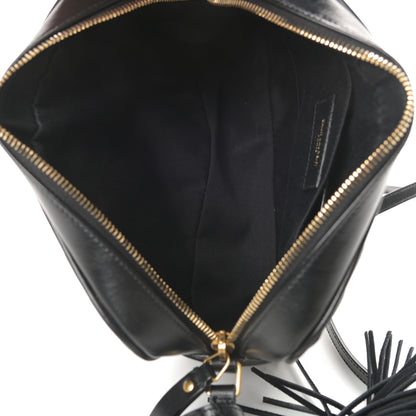 Saint Laurent Calfskin Matelasse Monogram Lou Camera Bag Black 5 of 11