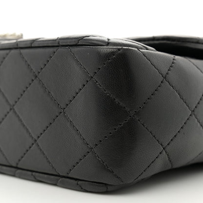 Chanel Lambskin Medium Westminster Pearl Flap Black 10 of 11