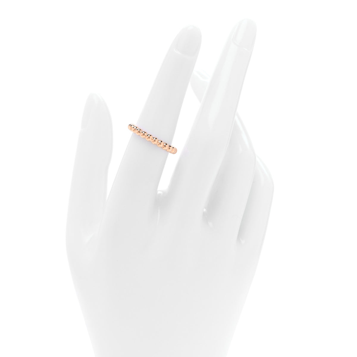 18K Rose Gold Medium Perlee Ring 53 6.5