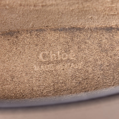 Chloe Calfskin Suede Medium Nile Bracelet Bag Motty Grey 6 of 14