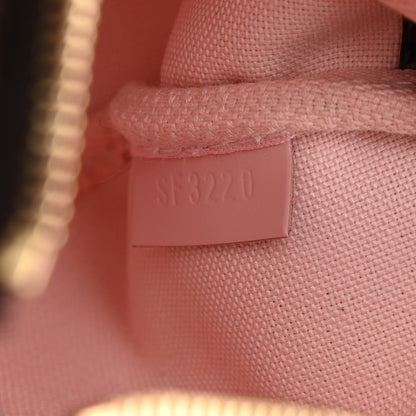 Louis Vuitton Damier Ebene 2020 Christmas Animation Big Wheel Mini Pochette Accessories Rose Ballerine 7 of 7