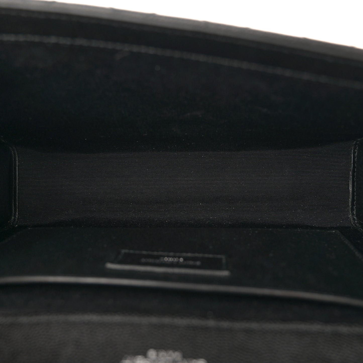 Grain De Poudre Textured Mixed Matelasse Triquilt Medium Monogram Satchel Black