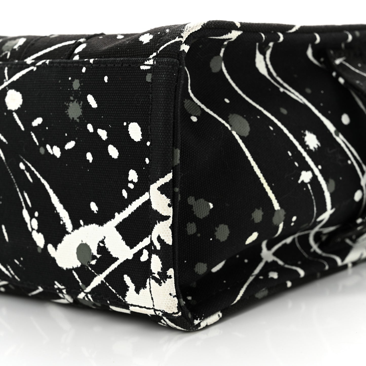 Canvas Splatter Medium The Tote Bag Black