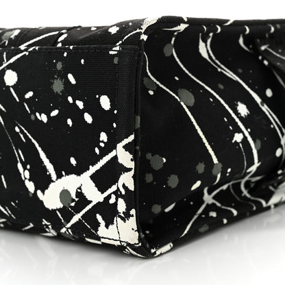 Marc Jacobs Canvas Splatter Medium The Tote Bag Black 10 of 15