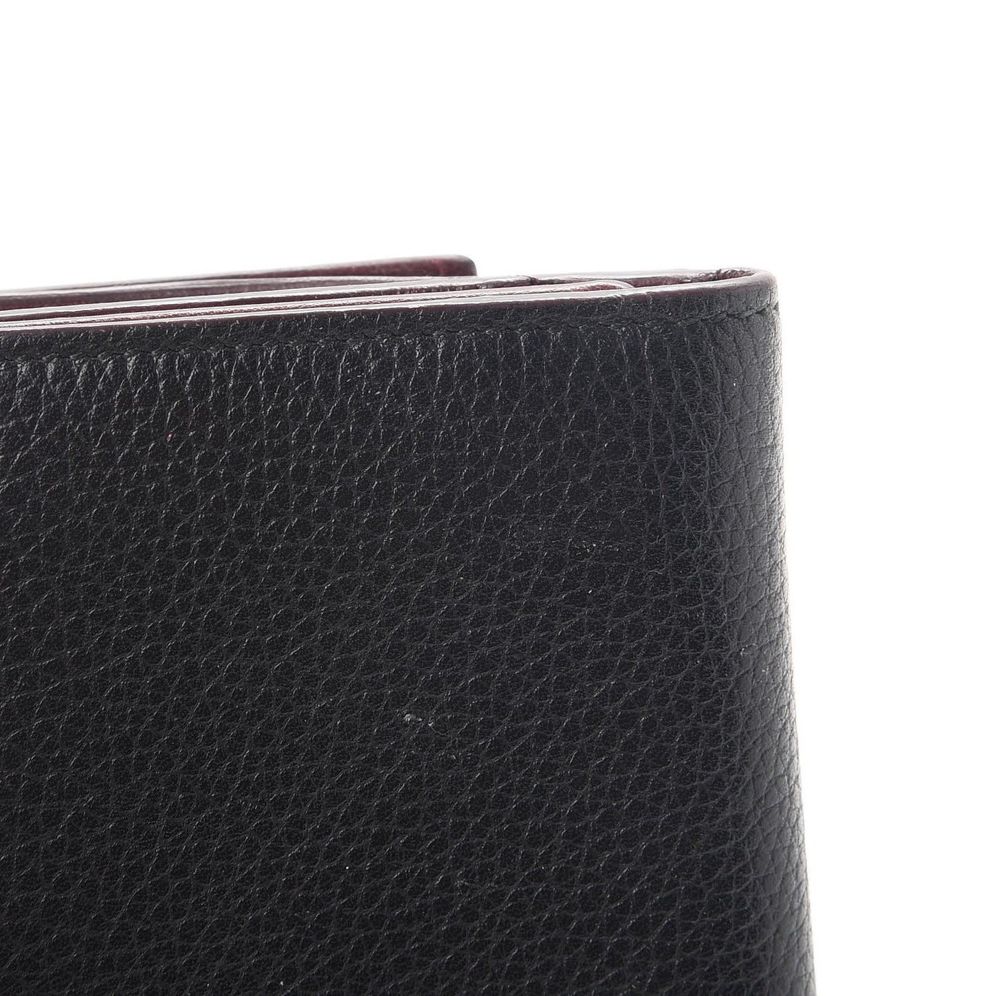 Calfskin Skull Continental Wallet Black