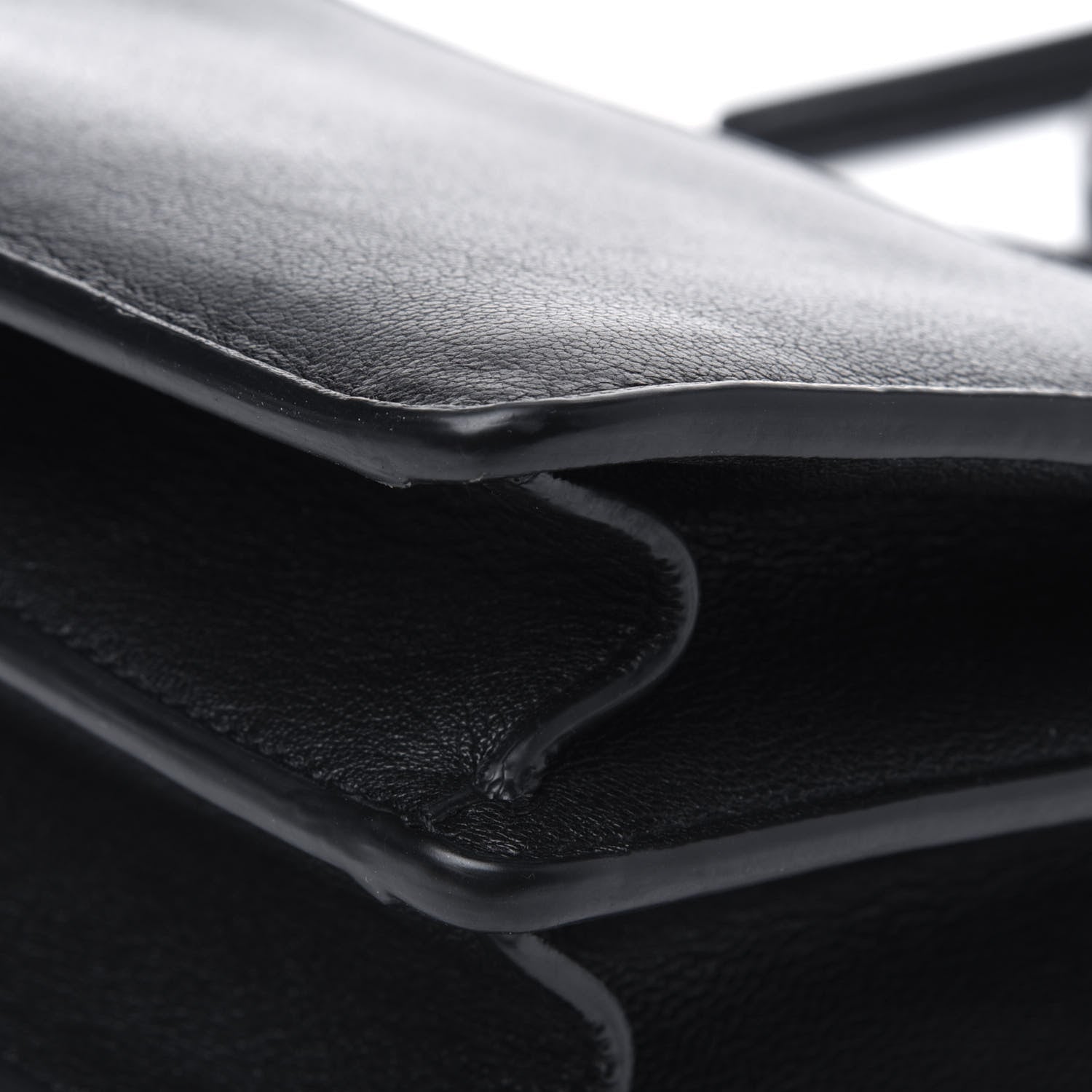 Saint Laurent Calfskin Small Monogram Sunset Black 16 of 18