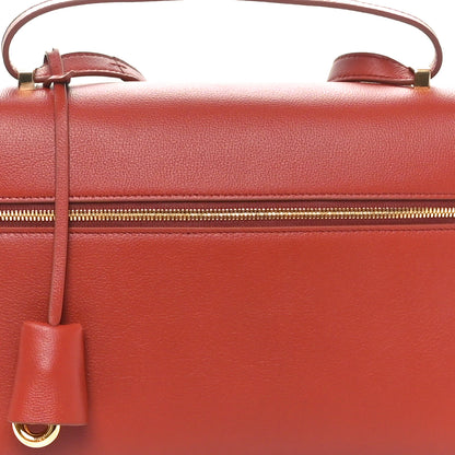 Loro Piana Saddle Calfskin Extra Bag L27 Deep Kummel 6 of 9