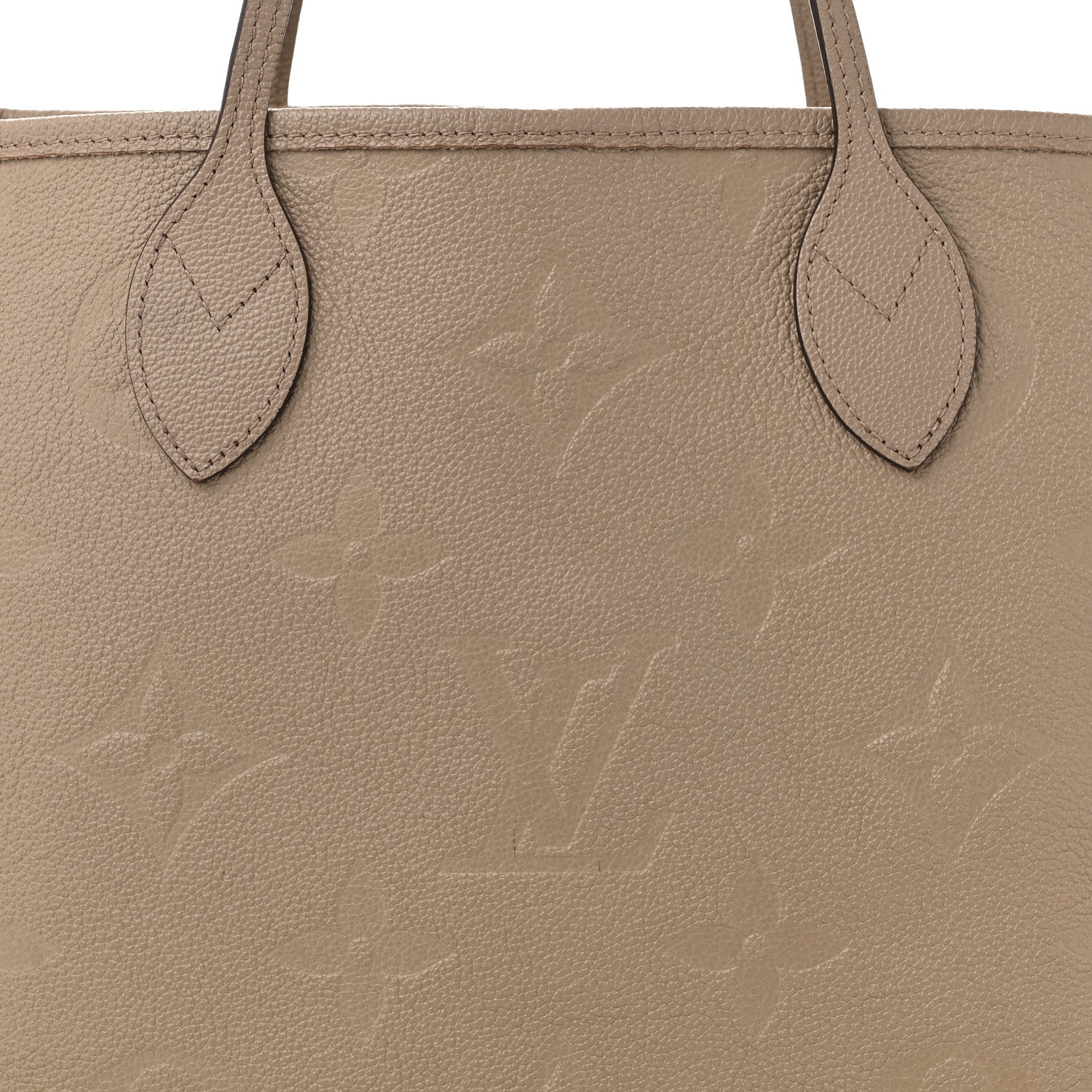 Louis Vuitton Empreinte Monogram Giant Neverfull MM Tourterelle 8 of 12