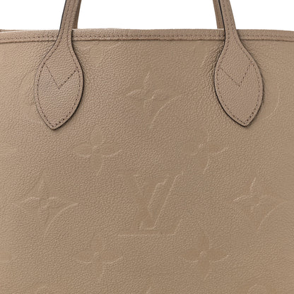 Louis Vuitton Empreinte Monogram Giant Neverfull MM Tourterelle 8 of 12