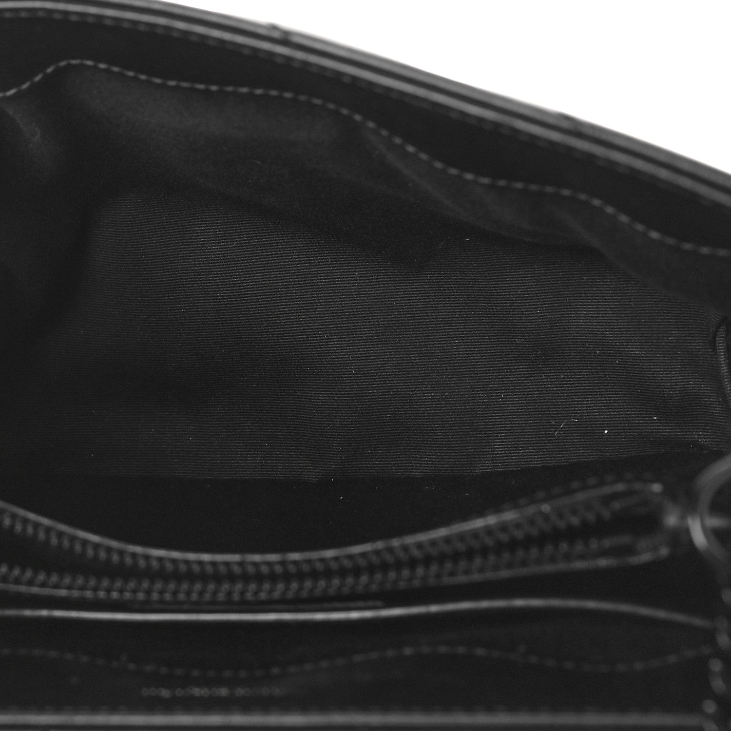 Saint Laurent Calfskin Y Quilted Monogram Monochrome Small Loulou Chain Satchel Black 5 of 9