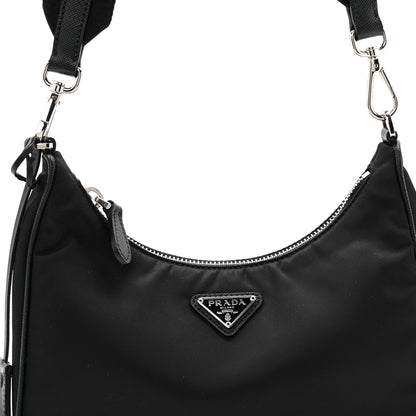 Prada Re-Nylon Saffiano Re-Edition 2005 Shoulder Bag Black 8 of 13