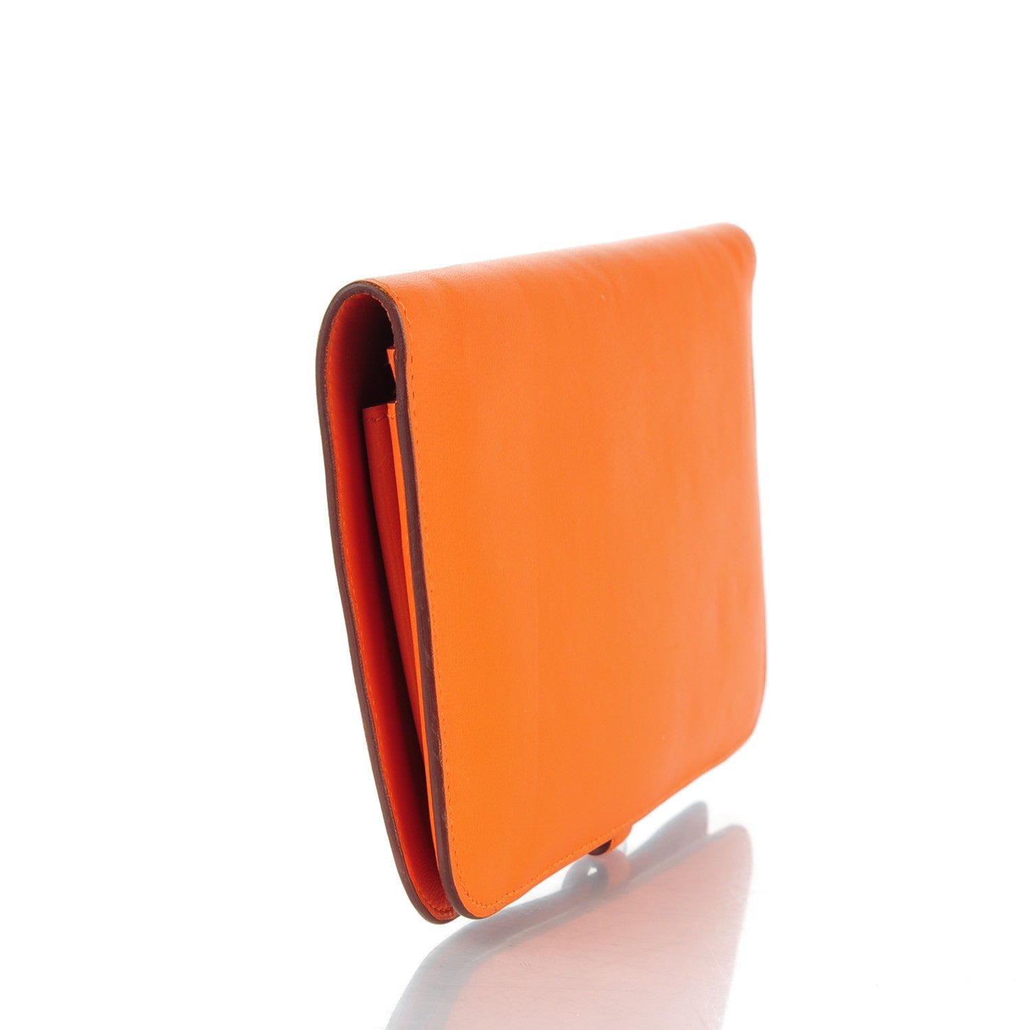 Hermes Swift Dogon Duo Wallet Orange 3 of 10