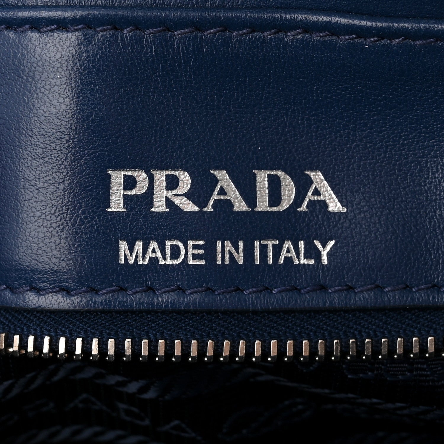 Prada Soft Calfskin Diagramme Crossbody Bag Bleuette 6 of 13