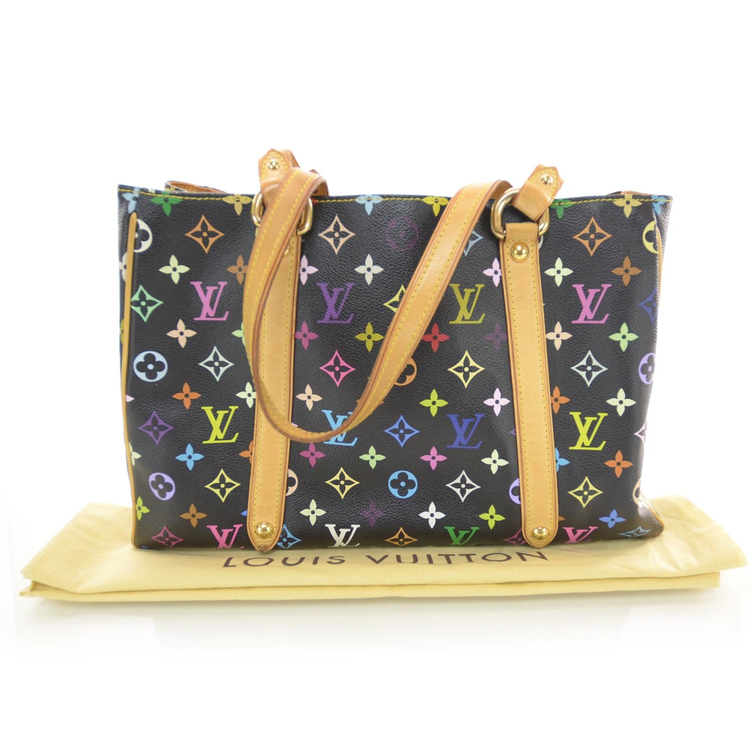 Louis Vuitton Monogram Multicolor Aurelia MM Black 3 of 7