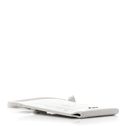 Christian Dior X DANIEL ARSHAM Grained Calfskin Newspaper Phone Holder White 4 of 9